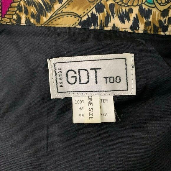 Vintage 90s Baroque Style Jacket XL Leopard Jewelr - Picture 6 of 7